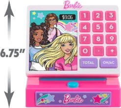 Barbie Trendy Cash Register With Sounds, Pretend Money, And Credit Card Reader, 9 Piece Playset, By Just Play 8 Barbie Trendy Cash Register With Sounds, Pretend Money, And Credit Card Reader, 9 Piece Playset, By Just Play -Cuddle House Toys Shop BarbieTrendyCashRegisterwithSounds PretendMoney andCreditCardReader 9PiecePlayset byJustPlay3