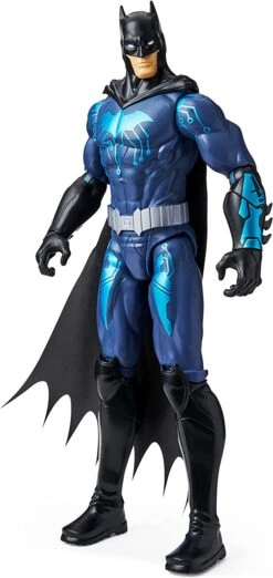 Batman 12-inch Bat-Tech Batman Action Figure (Black/Blue Suit), Kids Toys For Boys Aged 3 And Up 10 Batman 12-inch Bat-Tech Batman Action Figure (Black/Blue Suit), Kids Toys For Boys Aged 3 And Up -Cuddle House Toys Shop Batman12 inchBat TechBatmanActionFigure Black BlueSuit KidsToysforBoysAged3andup4