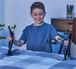 Batman 12-inch Bat-Tech Batman Action Figure (Black/Blue Suit), Kids Toys For Boys Aged 3 And Up 11 Batman 12-inch Bat-Tech Batman Action Figure (Black/Blue Suit), Kids Toys For Boys Aged 3 And Up -Cuddle House Toys Shop Batman12 inchBat TechBatmanActionFigure Black BlueSuit KidsToysforBoysAged3andup5