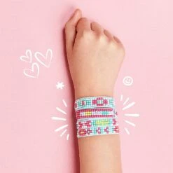 Blingle Bands DIY Gem Friendship Bracelet, 5 Band On The Go Starter Pod - Arts & Craft Activity For Ages 7 And Up -Cuddle House Toys Shop BlingleBandsDIYGemFriendshipBracelet 5BandOnTheGoStarterPod Arts CraftActivityforAges7andUp23
