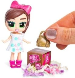 Boxy Girls Mini Dolls - Feature 3 Boxes To Unbox 4 Surprise Accessories (Tasha, Coco, Lina, Trinity, Ellie, Bee) 3 Inch -Cuddle House Toys Shop BoxyGirlsMiniDolls2