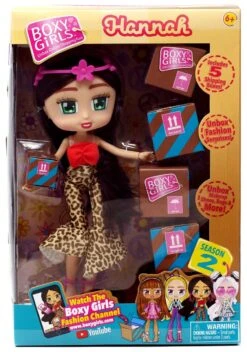 Boxy Girls Season 2,3 Assortment (814IT Kiki, 788IT Hazel, 1392 Peyton, 1394 Berkley, 1396 Jade & 1398 Seraphina) 1Pcs -Cuddle House Toys Shop Boxy Girls Doll Season 2 Hannah