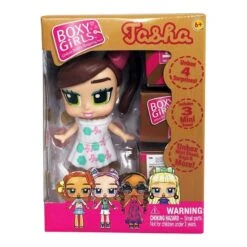 Boxy Girls Mini Dolls - Feature 3 Boxes To Unbox 4 Surprise Accessories (Tasha, Coco, Lina, Trinity, Ellie, Bee) 3 Inch -Cuddle House Toys Shop Boxy Girls Mini Dolls Tasha