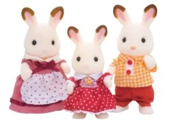 Cuddle House Toys Shop -Cuddle House Toys Shop CalicoCrittersHopscotchRabbitFamily 3Member