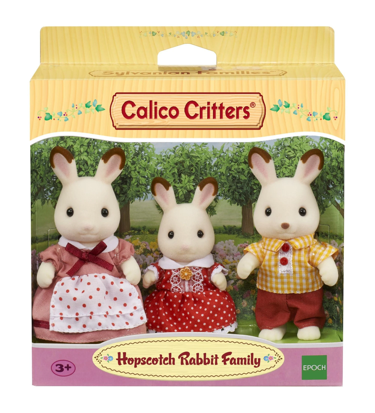 Calico Critters Hopscotch Rabbit Family (3 Member) 1 Calico Critters Hopscotch Rabbit Family (3 Member)
