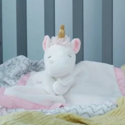 Carter's Unicorn Plush Stuffed Animal Snuggler Blanket - White/Pink -Cuddle House Toys Shop Carter sUnicornPlushStuffedAnimalSnugglerBlanket5