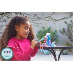 Cuddle House Toys Shop -Cuddle House Toys Shop CaveClubTellaDoll 8 10 Inch PrehistoricFashionDollwithDinosaurPet1