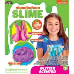 Cra-Z-Art Nickelodeon Slime Kit, Glitter Scented, Holiday Gift For Kids