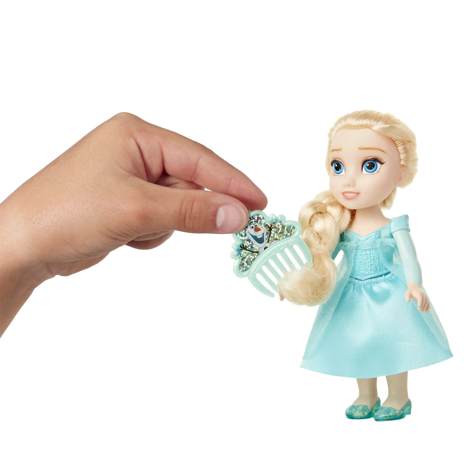 Disney Frozen Princess Elsa 6" Petite Doll With Glittered Hard Bodice And Comb 2 Disney Frozen Princess Elsa 6" Petite Doll With Glittered Hard Bodice And Comb - Image 2