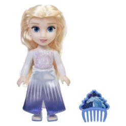 Disney Frozen Snow Queen Elsa Petite Fashion Doll With Comb 6 Inches Tall - Open Gift Box -Cuddle House Toys Shop DisneyFrozenSnowQueenElsaPetiteFashionDollwithComb12