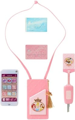Disney Princess Style Collection On-The-Go Play Smartphone With Led Lights, Sounds & Cross Body Strap For Girls Ages 3+ -Cuddle House Toys Shop DisneyPrincessStyleCollectionOn The GoPlaySmartphone3