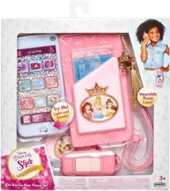 Disney Princess Style Collection On-The-Go Play Smartphone With Led Lights, Sounds & Cross Body Strap For Girls Ages 3+ -Cuddle House Toys Shop DisneyPrincessStyleCollectionOn The GoPlaySmartphone5