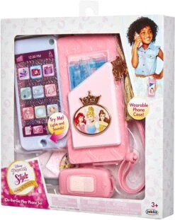 Disney Princess Style Collection On-The-Go Play Smartphone With Led Lights, Sounds & Cross Body Strap For Girls Ages 3+ -Cuddle House Toys Shop DisneyPrincessStyleCollectionOn The GoPlaySmartphone9