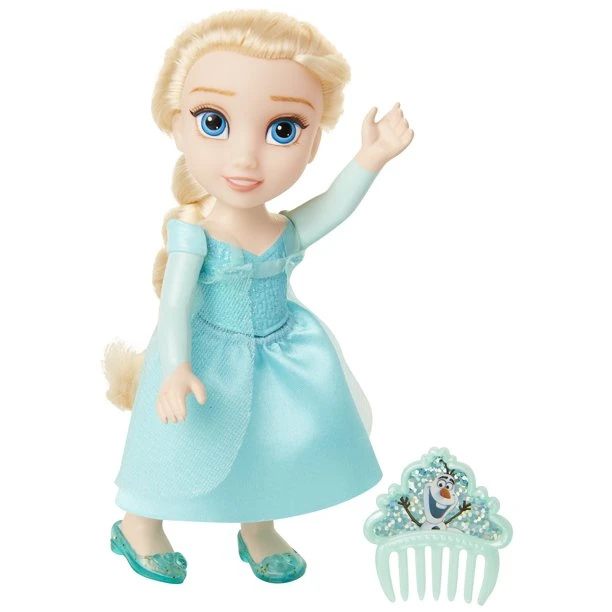 Disney Frozen Princess Elsa 6" Petite Doll With Glittered Hard Bodice And Comb 1 Disney Frozen Princess Elsa 6" Petite Doll With Glittered Hard Bodice And Comb