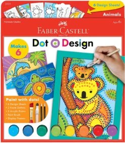Faber-Castell Do-Art Dot A Design Animals - Complete Paint Set