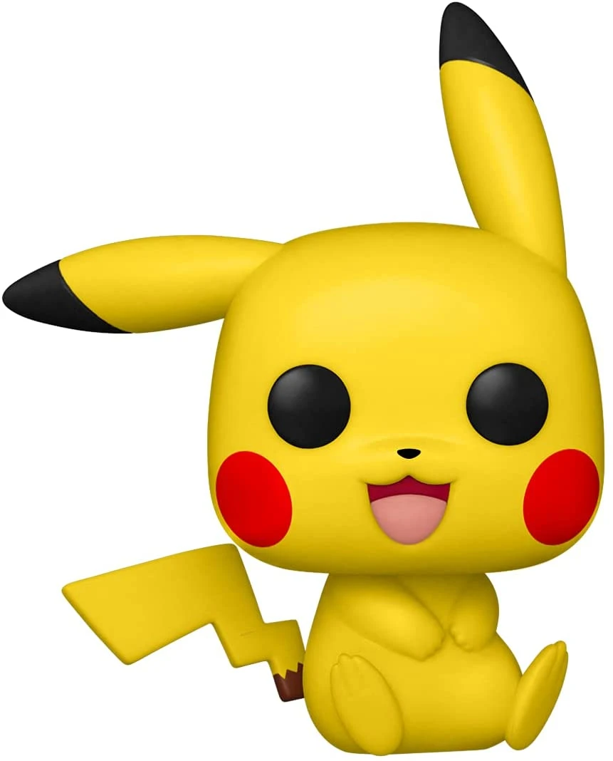 Funko Pop! Games: Pokemon - Pikachu (Sitting), 3.75 Inches 3 Funko Pop! Games: Pokemon - Pikachu (Sitting), 3.75 Inches - Image 3