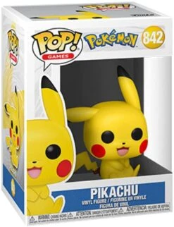 Funko Pop! Games: Pokemon - Pikachu (Sitting), 3.75 Inches