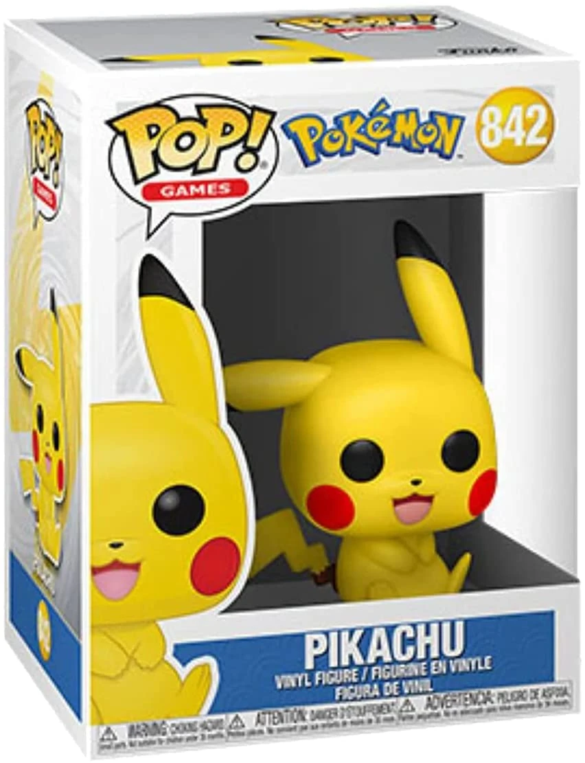 Funko Pop! Games: Pokemon - Pikachu (Sitting), 3.75 Inches 1 Funko Pop! Games: Pokemon - Pikachu (Sitting), 3.75 Inches