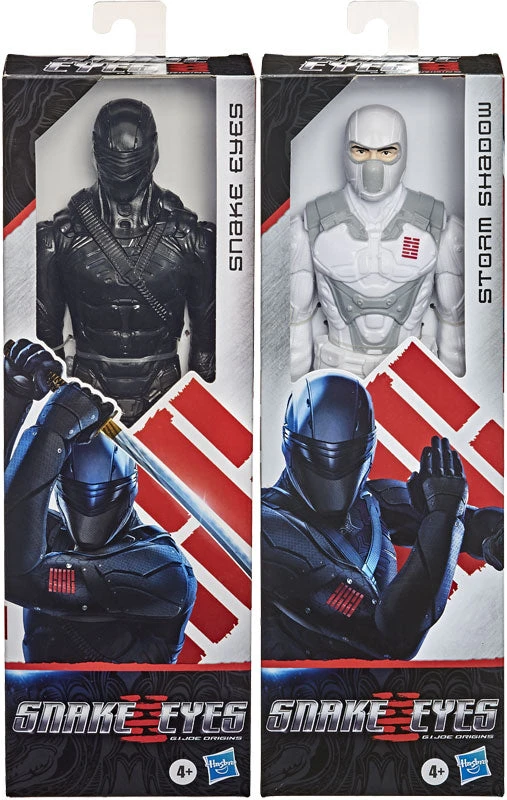 GI Joe Titan 12" Action Figures Assortment: Snake Eyes, Storm Shadow 1Pcs 1 GI Joe Titan 12" Action Figures Assortment: Snake Eyes, Storm Shadow 1Pcs
