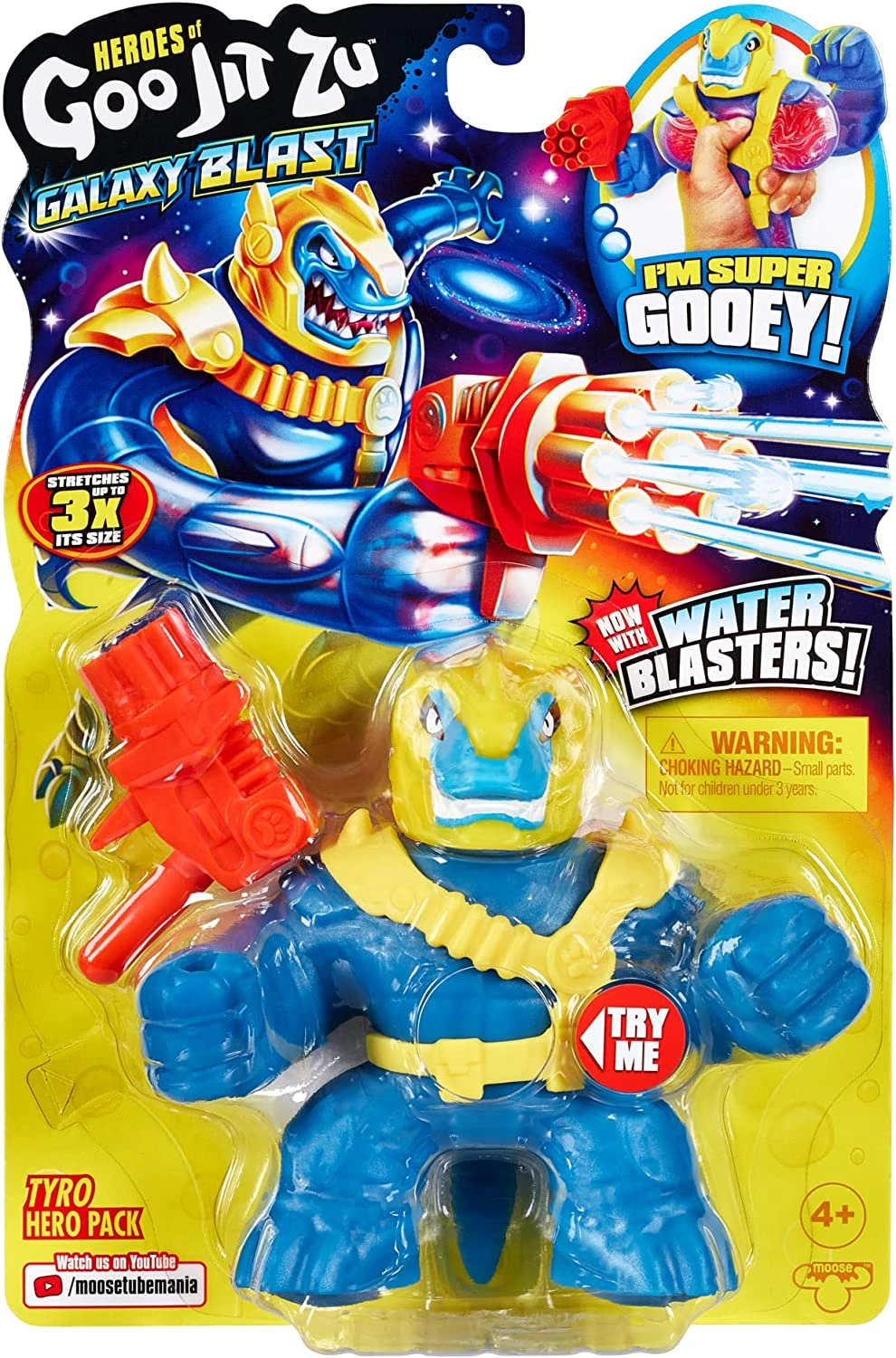 Target Heroes Of Goo Jit Zu Galaxy Blast Hero Pack - Super Gooey Tyro With An All New Water Blaster 2 Target Heroes Of Goo Jit Zu Galaxy Blast Hero Pack - Super Gooey Tyro With An All New Water Blaster - Image 2