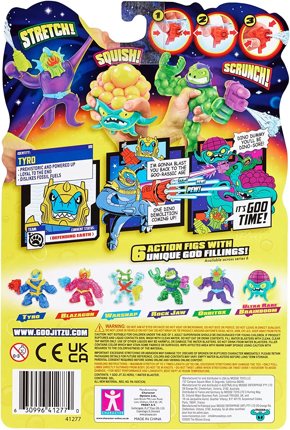 Target Heroes Of Goo Jit Zu Galaxy Blast Hero Pack - Super Gooey Tyro With An All New Water Blaster 4 Target Heroes Of Goo Jit Zu Galaxy Blast Hero Pack - Super Gooey Tyro With An All New Water Blaster - Image 4