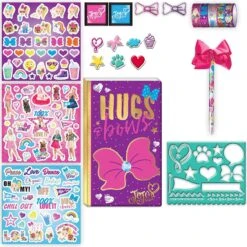 Jojo Siwa Notebook Journal Set - Included Diary, Pen, Stickers, Coloring Activity Book, 200 Pages 18 Jojo Siwa Notebook Journal Set - Included Diary, Pen, Stickers, Coloring Activity Book, 200 Pages -Cuddle House Toys Shop JojoSiwa2