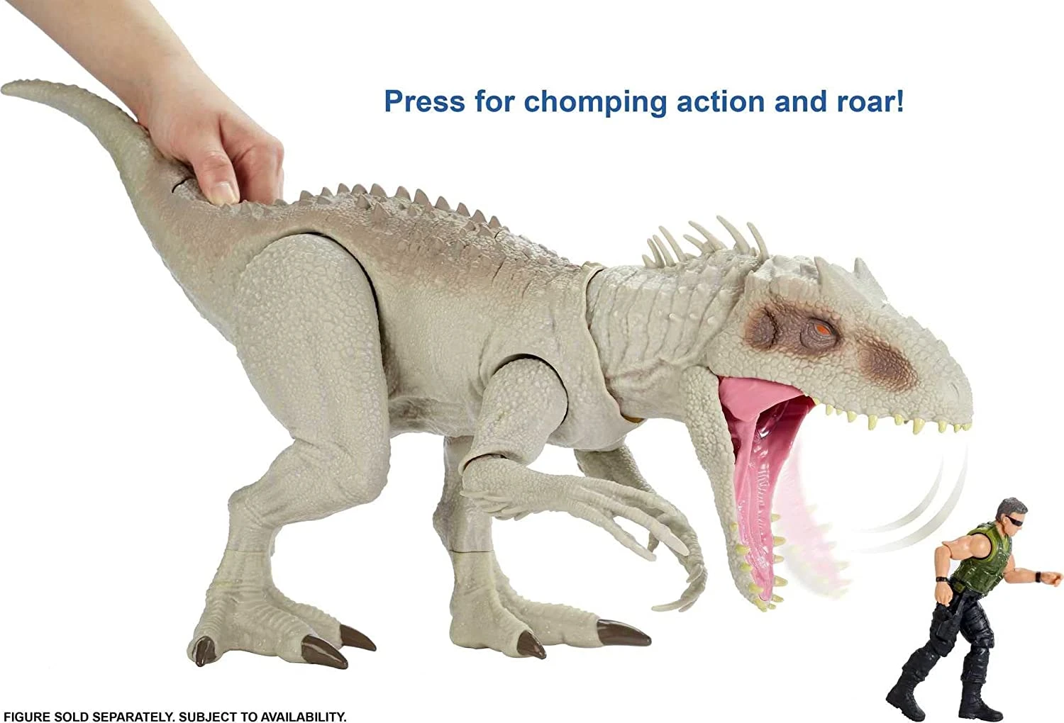 Target Jurassic World Indominus Rex With Chomping Mouth, Slashing Arms, Lights & Realistic Sounds, Swallows Human Action Figures 1 Target Jurassic World Indominus Rex With Chomping Mouth, Slashing Arms, Lights & Realistic Sounds, Swallows Human Action Figures