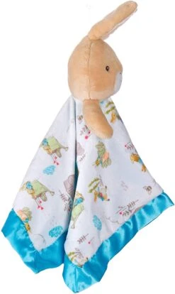 KIDS PREFERRED Beatrix Potter Peter Rabbit Plush Stuffed Animal Snuggler Blanket - Blue -Cuddle House Toys Shop KIDSPREFERREDBeatrixPotterPeterRabbitPlushStuffedAnimalSnugglerBlanket Blue2