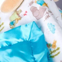 KIDS PREFERRED Beatrix Potter Peter Rabbit Plush Stuffed Animal Snuggler Blanket - Blue -Cuddle House Toys Shop KIDSPREFERREDBeatrixPotterPeterRabbitPlushStuffedAnimalSnugglerBlanket Blue4