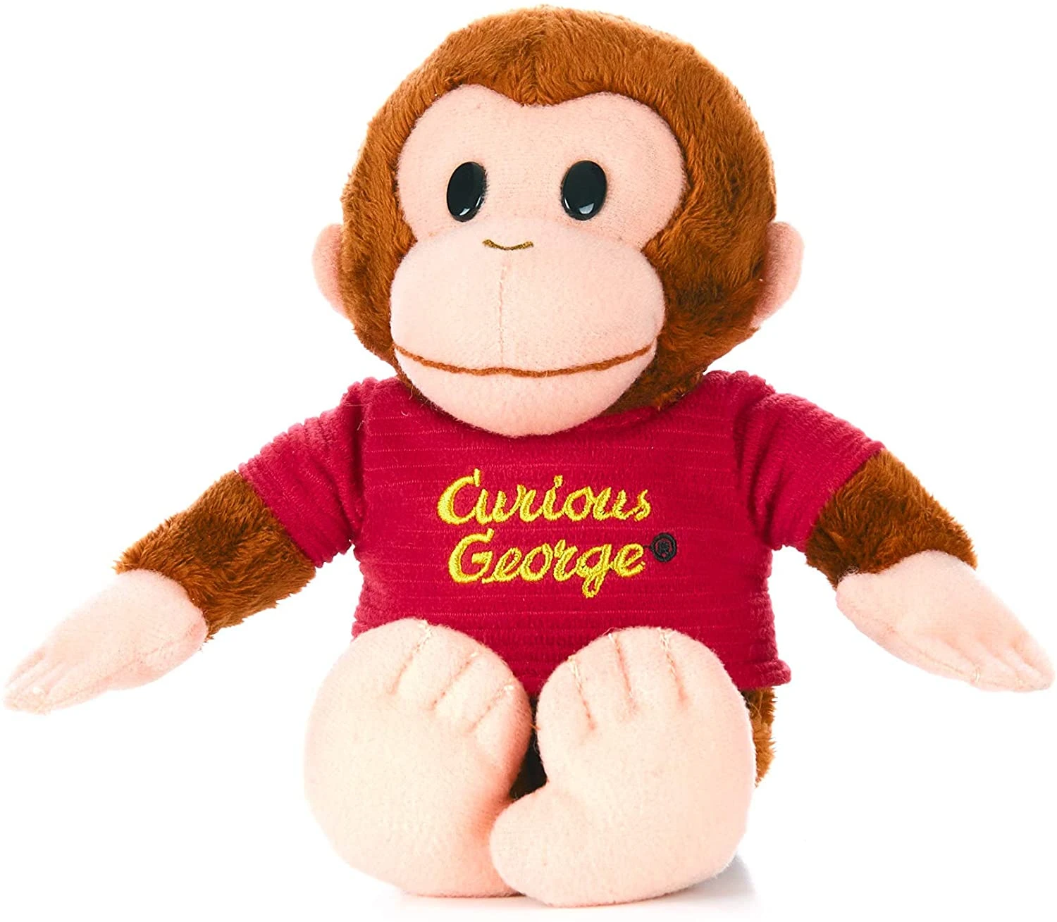 Medium Curious George Monkey Plush - Classic George 8" Super Soft, Adorable, Charmingly Detailed Stuffed Animal 7 Medium Curious George Monkey Plush - Classic George 8" Super Soft, Adorable, Charmingly Detailed Stuffed Animal - Image 7