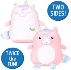 KIDS PREFERRED Double Sided Glow In The Dark Cuddle Pal Plush Toy, Starbright The Unicorn Stuffed Animal Plush 11.5 Inch -Cuddle House Toys Shop KIDSPREFERREDDoubleSidedGlowinTheDarkCuddlePalPlushToy StarbrightTheUnicornStuffedAnimalPlush11.5inch3