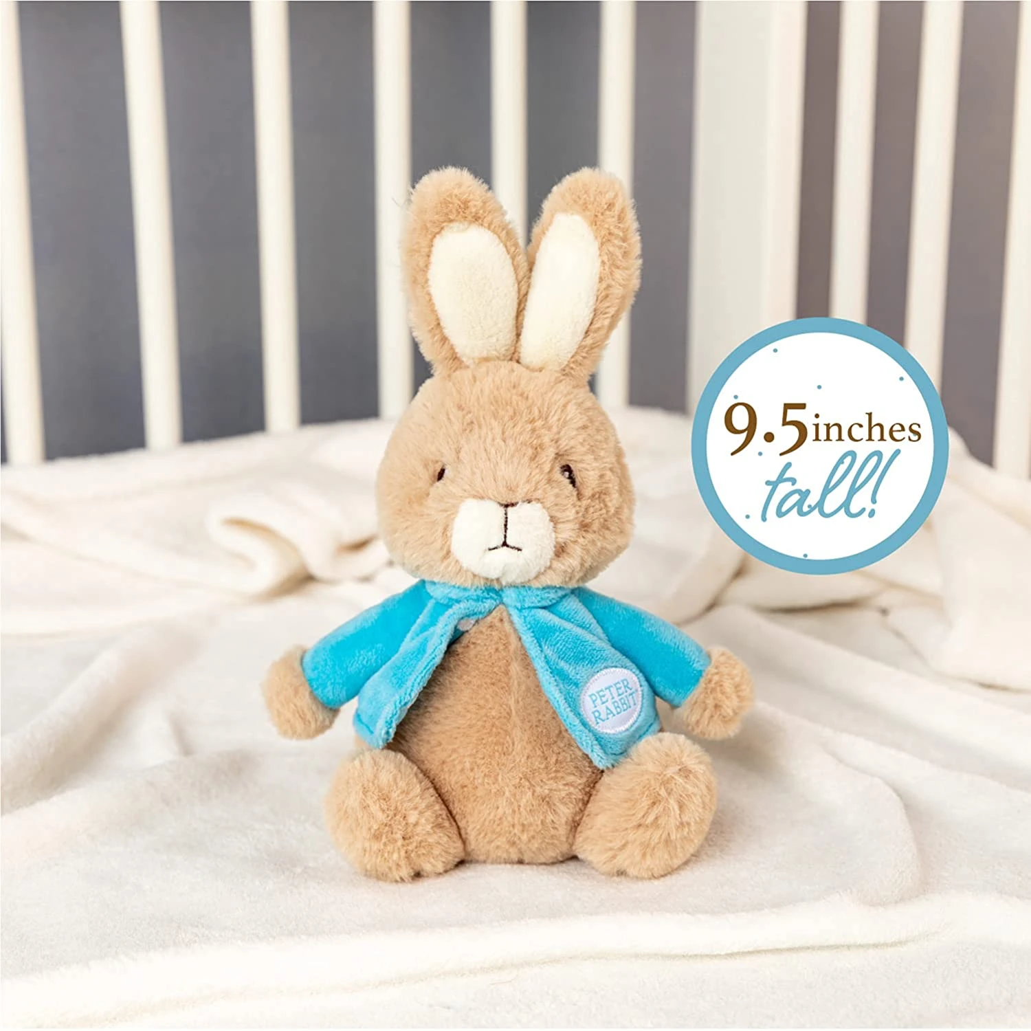 KIDS PREFERRED Peter Rabbit Stuffed Animal Baby Plush Bunny, 9.5 Inches 4 KIDS PREFERRED Peter Rabbit Stuffed Animal Baby Plush Bunny, 9.5 Inches - Image 4