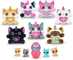 Rainbocorns Kittycorn Surprise Series 1 By ZURU, Collectible Plush Stuffed Animal, Surprise Egg - Random Style Pick -Cuddle House Toys Shop KittycornSurpriseAssortment1
