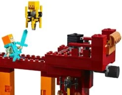 LEGO 21154 Minecraft The Blaze Bridge Building Set With Alex Minifigure, Wither Skeleton Figure, Lava And Blaze Mob Elements -Cuddle House Toys Shop LEGO21154Minecraft3