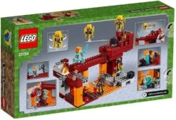 LEGO 21154 Minecraft The Blaze Bridge Building Set With Alex Minifigure, Wither Skeleton Figure, Lava And Blaze Mob Elements -Cuddle House Toys Shop LEGO21154Minecraft7