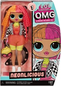 LOL Surprise OMG Neonlicious Fashion Doll– Great Gift For Kids Ages 4+