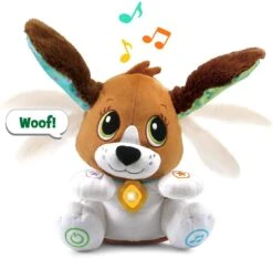 LeapFrog Speak And Learn Puppy - Baby Plush Toy With Sound And Lights