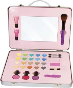 Make It Real - All-In-One Glam Makeup Set. Girls Makeup Kit Is A Perfect Starter Cosmetic Set For Kids And Tweens. Includes Case -Cuddle House Toys Shop MakeItReal All In OneGlamMakeupSet5