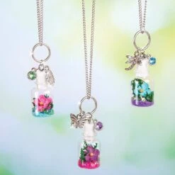 Make It Real 1305 DIY Terrarium Jewelry- Terrarium Bottle Pendant Making Kit For Girls 13 Make It Real 1305 DIY Terrarium Jewelry- Terrarium Bottle Pendant Making Kit For Girls -Cuddle House Toys Shop MakeItReal1305DIYTerrariumJewelry TerrariumBottlePendantMakingKitforGirls6