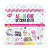 Make It Real So Sweet - All In One Fashion 4 Themes Sticker Book - Social Media Favorite Stickers (1500 Stickers)
