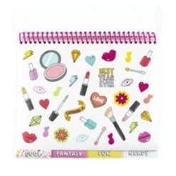 Make It Real So Sweet - All In One Fashion 4 Themes Sticker Book - Social Media Favorite Stickers (1500 Stickers) -Cuddle House Toys Shop MakeItRealMIR38161AllinOneStickerBook 1500Stickers2