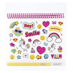 Make It Real So Sweet - All In One Fashion 4 Themes Sticker Book - Social Media Favorite Stickers (1500 Stickers) -Cuddle House Toys Shop MakeItRealMIR38161AllinOneStickerBook 1500Stickers4