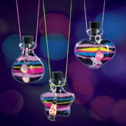 Make It Real – Dream Glow Terrarium - DIY Necklace Making Kit - Arts And Crafts Kit To Design Glowing Necklace - Terrarium Kit For Kids -Cuddle House Toys Shop MakeItReal DreamGlowTerrarium2