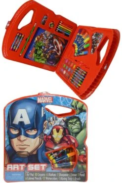 Marvel Super Heroes Character Art Tote, Educational Marvel Art & Craft Activity Set