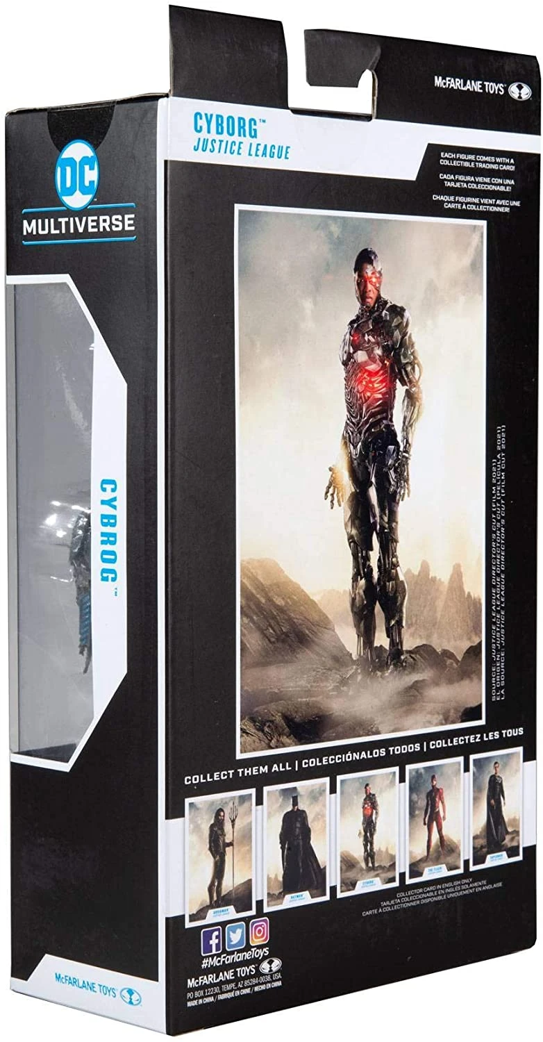 DC Justice League Movie Cyborg 7" Action Figure 8 DC Justice League Movie Cyborg 7" Action Figure - Image 8