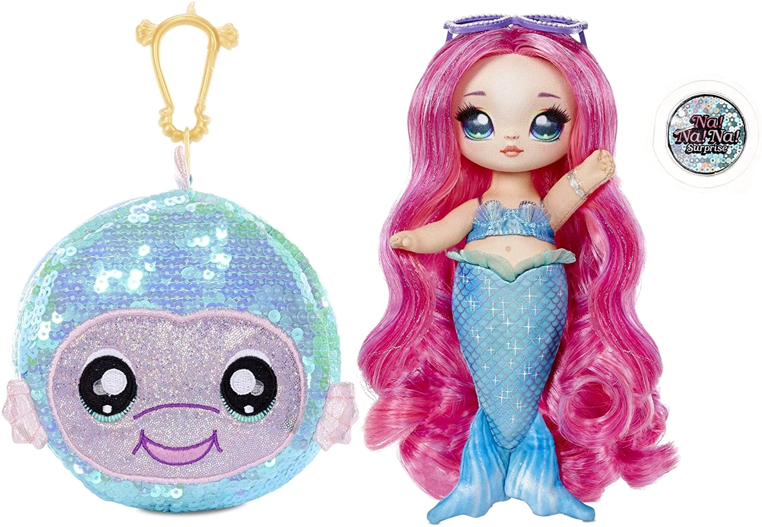 Na Na Na Surprise 2-in-1 Fashion Doll And Sparkly Sequined Purse Sparkle Series – Marina Jewels, 7.5" Mermaid Doll 2 Na Na Na Surprise 2-in-1 Fashion Doll And Sparkly Sequined Purse Sparkle Series – Marina Jewels, 7.5" Mermaid Doll - Image 2