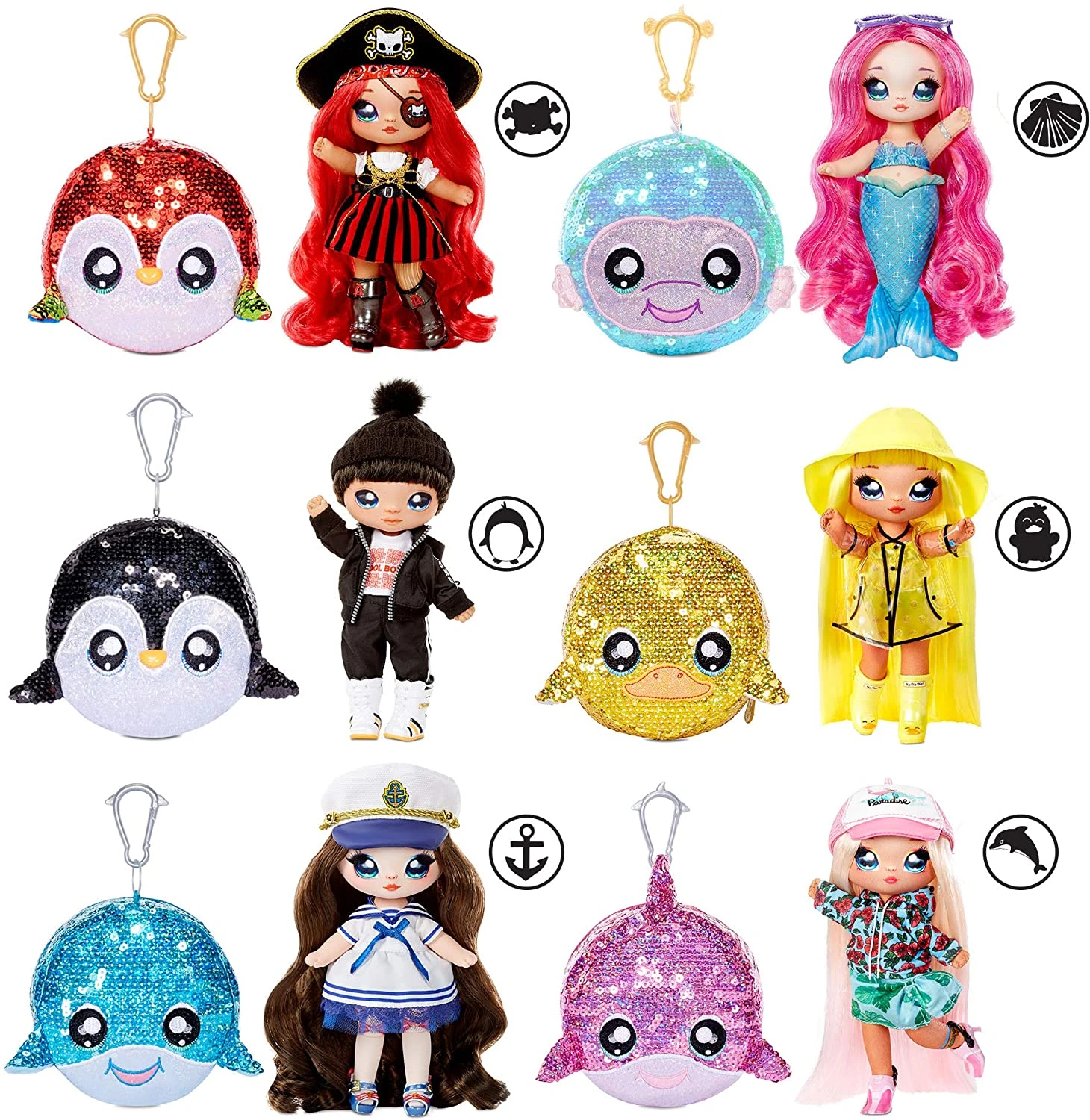 Na Na Na Surprise 2-in-1 Fashion Doll And Sparkly Sequined Purse Sparkle Series – Marina Jewels, 7.5" Mermaid Doll 6 Na Na Na Surprise 2-in-1 Fashion Doll And Sparkly Sequined Purse Sparkle Series – Marina Jewels, 7.5" Mermaid Doll - Image 6