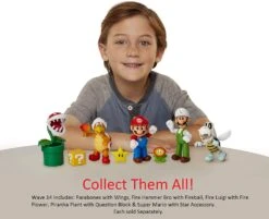 Target SUPER MARIO Action Figure Playset 4 Inch Assortment -Cuddle House Toys Shop NintendoSuperMarioParabones6