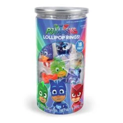 PJ Masks Character Shaped Hard Candy Lollipop Rings, Easter Candy, Party Favor, Individually Or 15 Pack 17 PJ Masks Character Shaped Hard Candy Lollipop Rings, Easter Candy, Party Favor, Individually Or 15 Pack -Cuddle House Toys Shop PJMasksCharacterShapedHardCandyLollipopRings