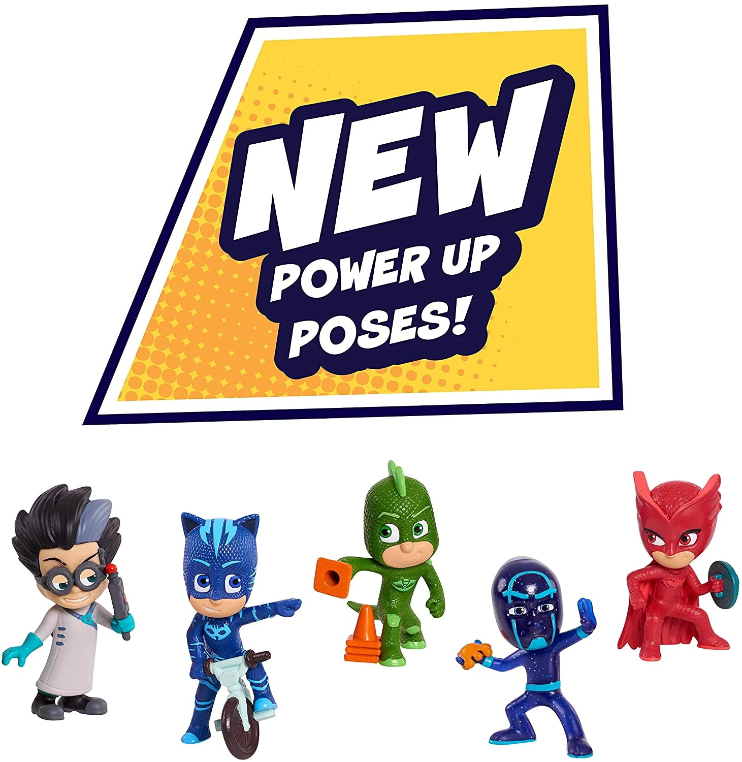 PJ Masks Collectible 5-Piece Figure Set,Catboy, Owlette, Gekko, Romeo, And Night Ninja, By Just Play 3 PJ Masks Collectible 5-Piece Figure Set,Catboy, Owlette, Gekko, Romeo, And Night Ninja, By Just Play - Image 3